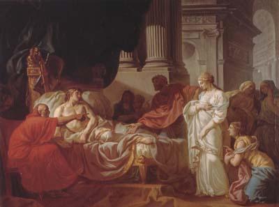Jean Auguste Dominique Ingres Antichus and Stratonice (mk05) oil painting image